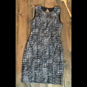 H&M black and white dress